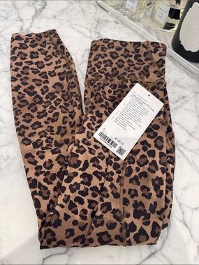 lululemon athletica  Print Leggings - Brown and Black